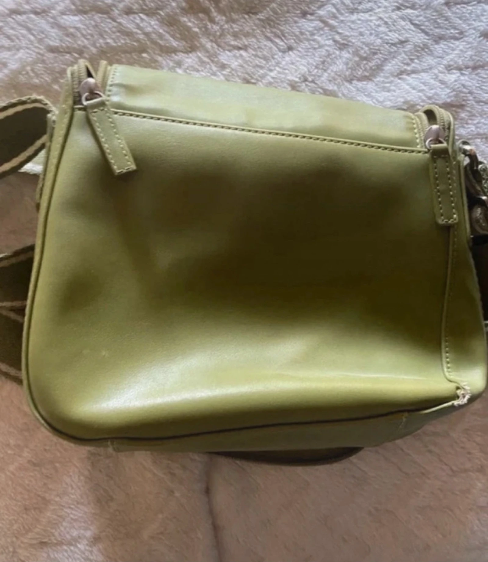 Bolsa transversal Esprit cáqui vintage Y2K com vários bolsos estilo cargo na moda – photo 8